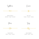 Zodiac - Anklet